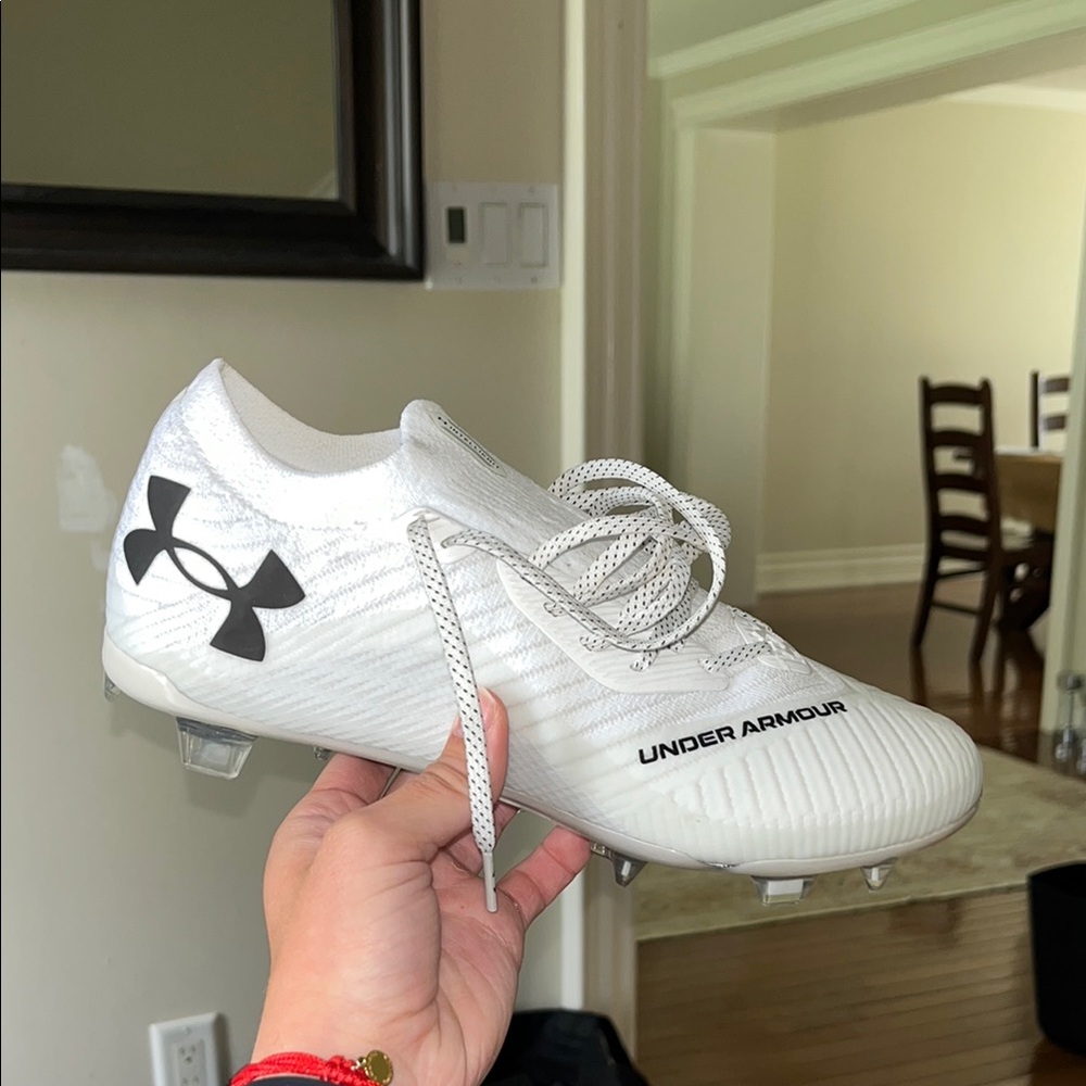 Under Armour White Soccer Cleats